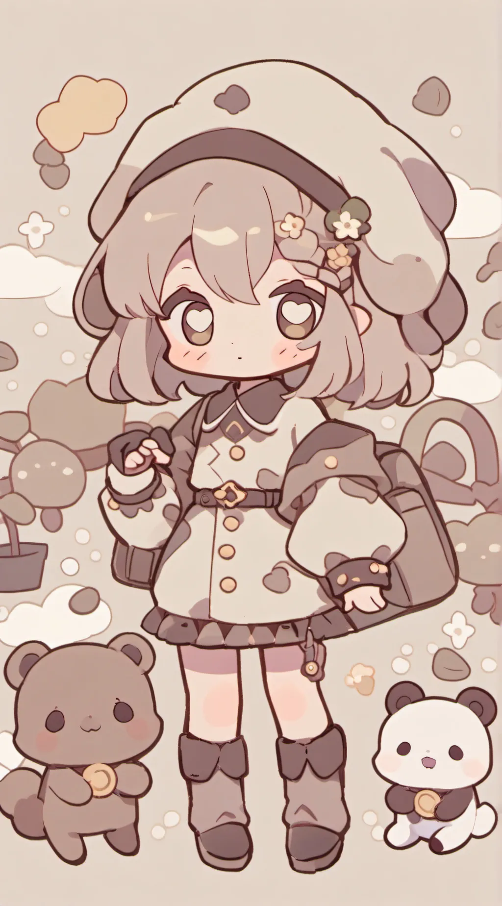 ai character: Luna background