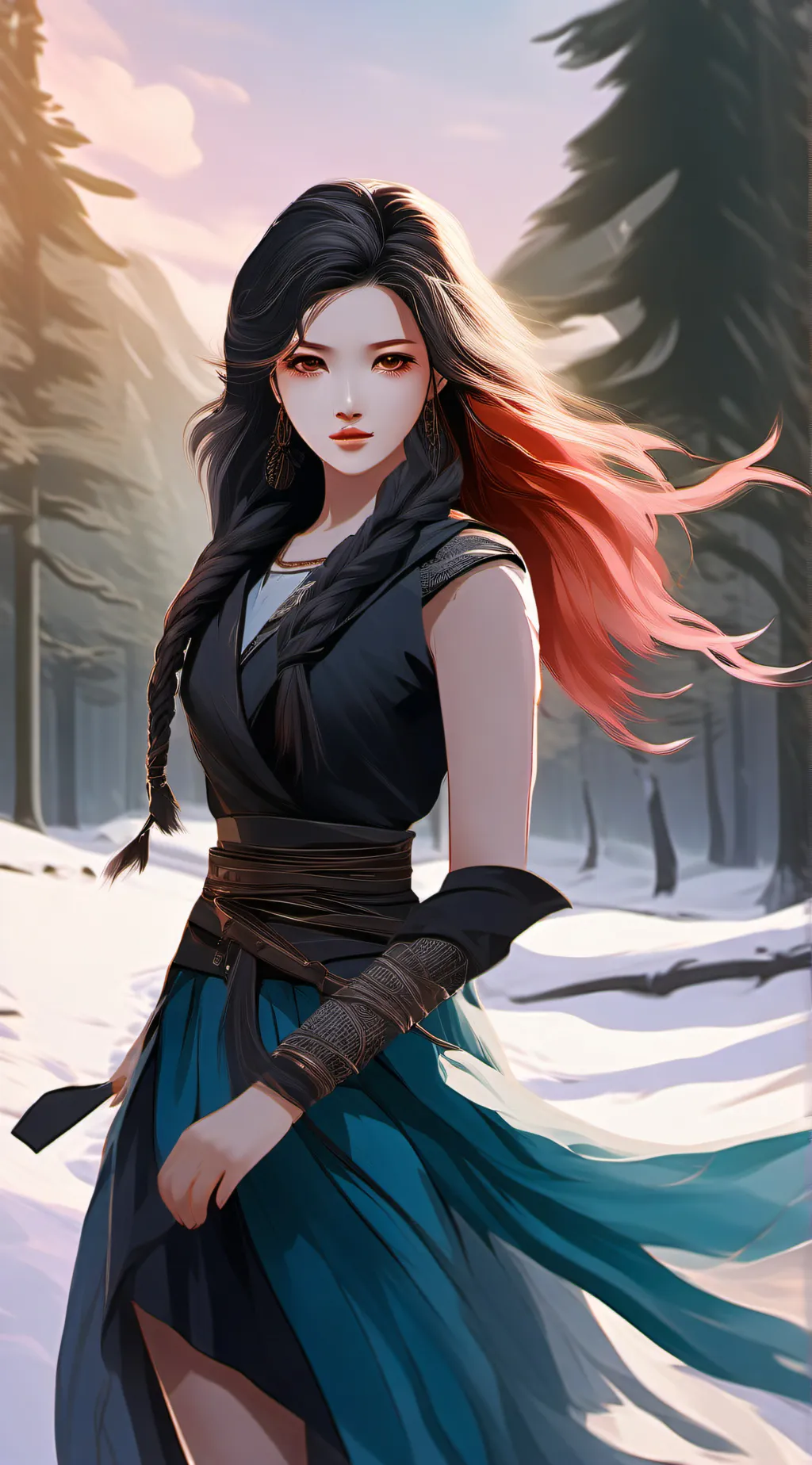 ai character: Lily background