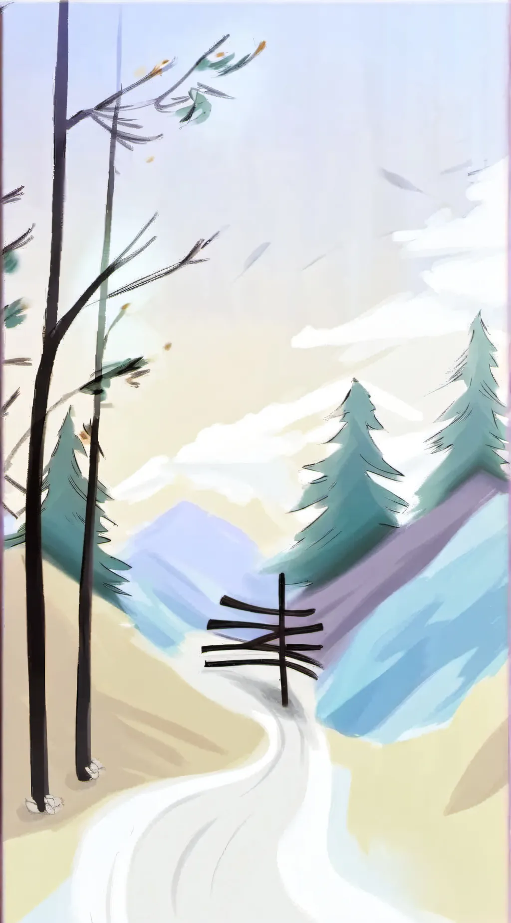 ai character: Pillow from Bfdi  background