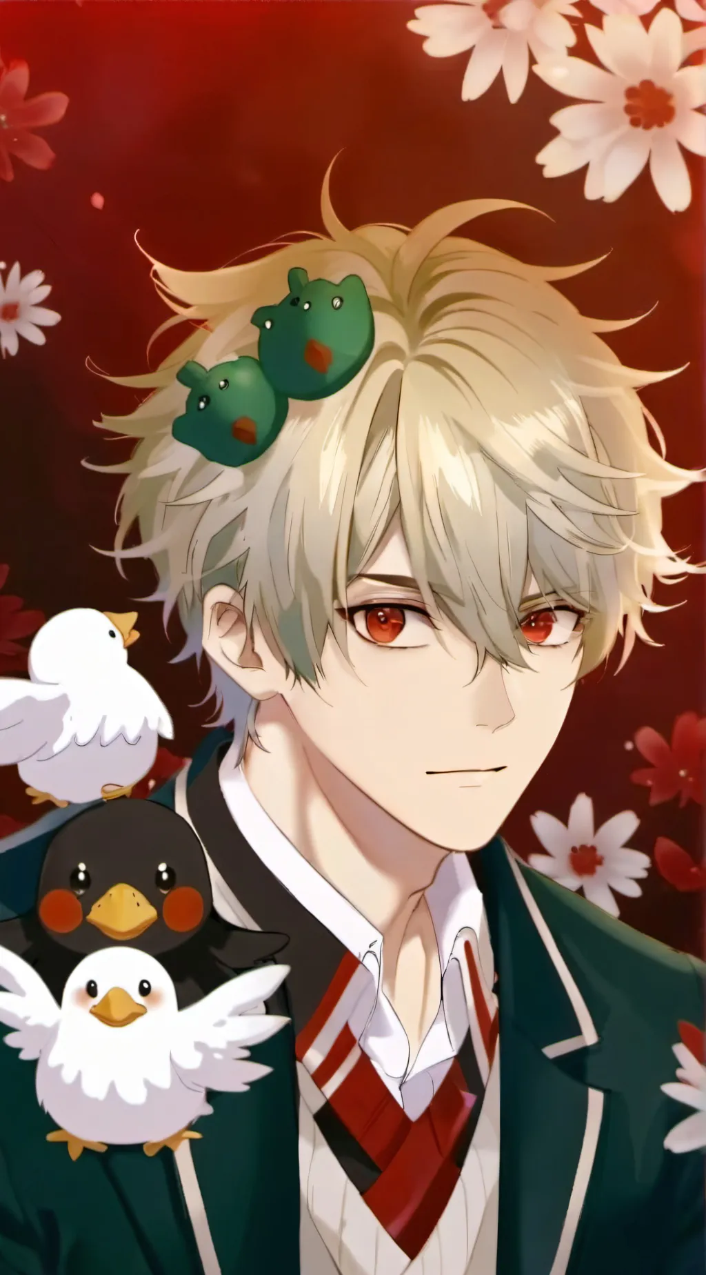 ai character: Bakugo Katsuki background