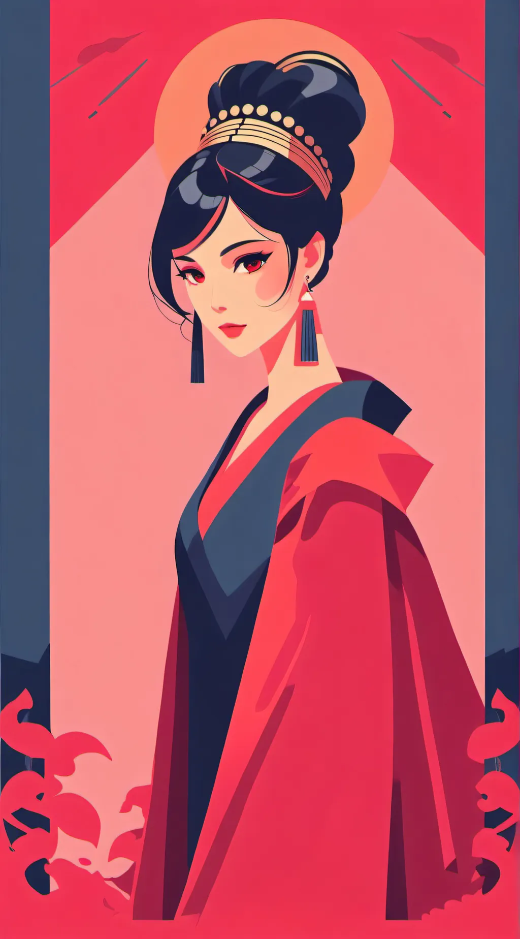 ai character: alastor and vox background