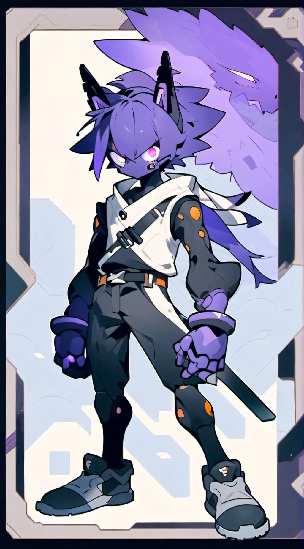 ai character: glitch vs TCK background