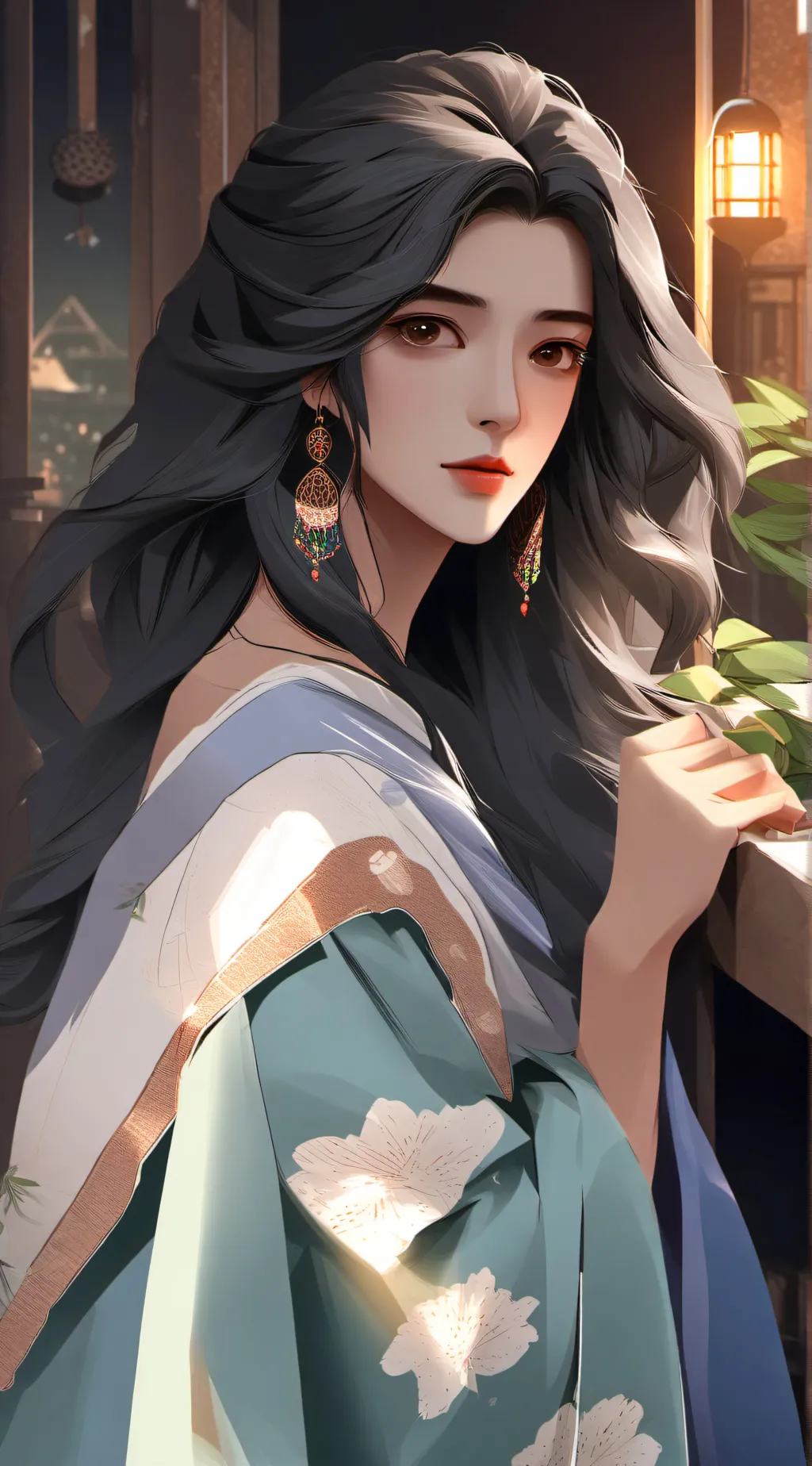 ai character: Sabrina Daniela   background