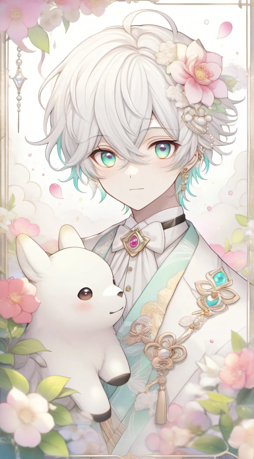 ai character: Gojo  he's nice background