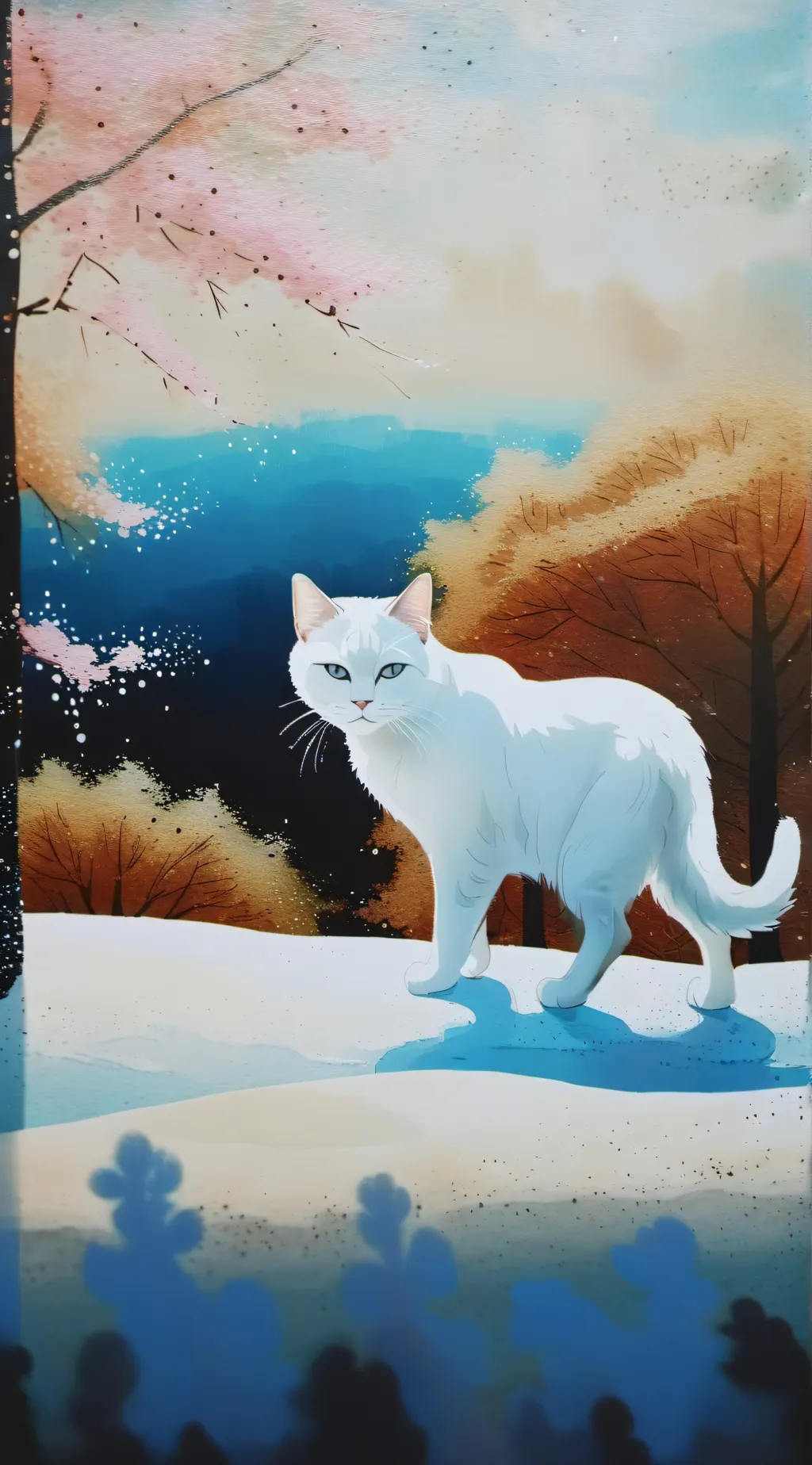 ai character: +% Blue'leaf %+ background