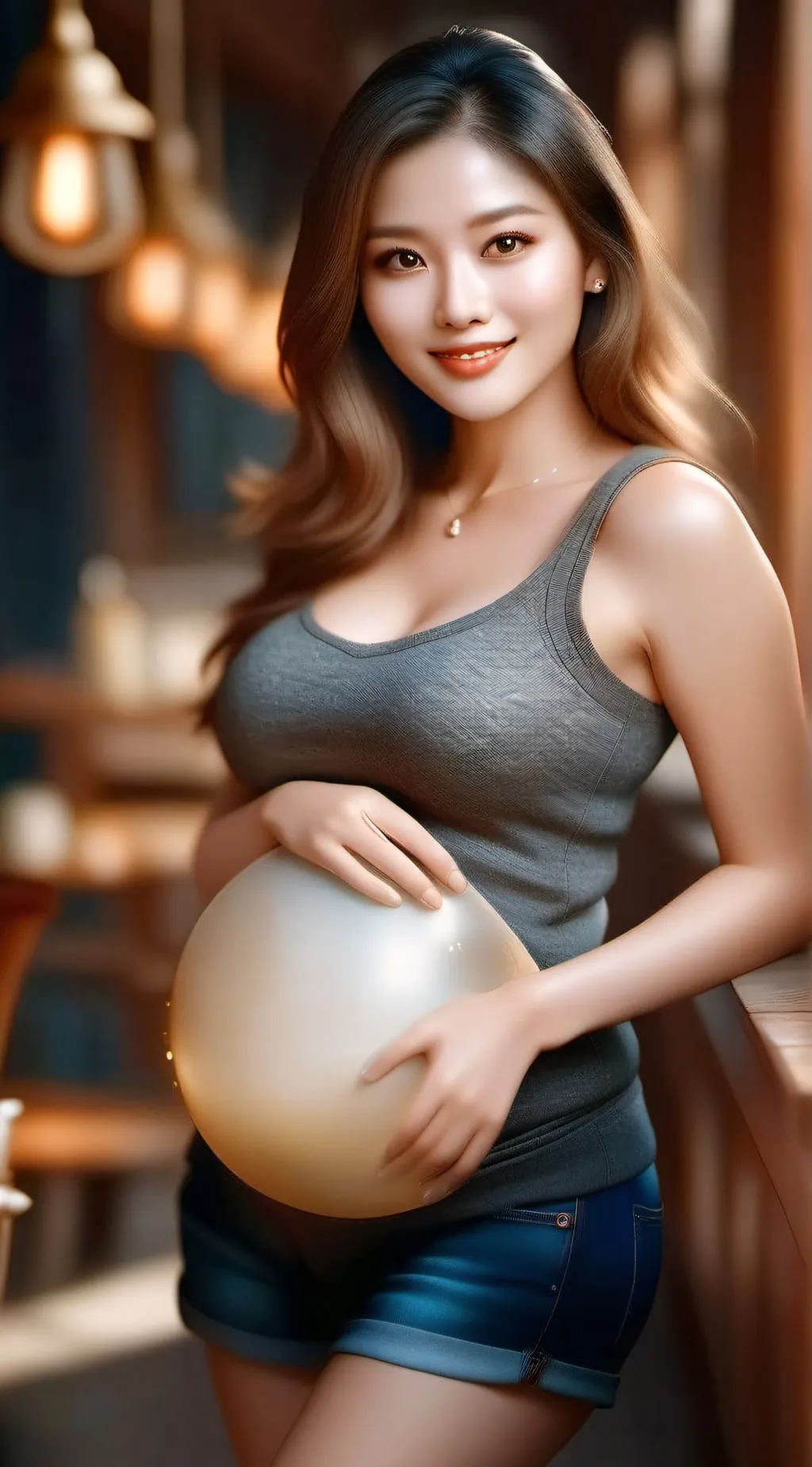 ai character: Sara  background