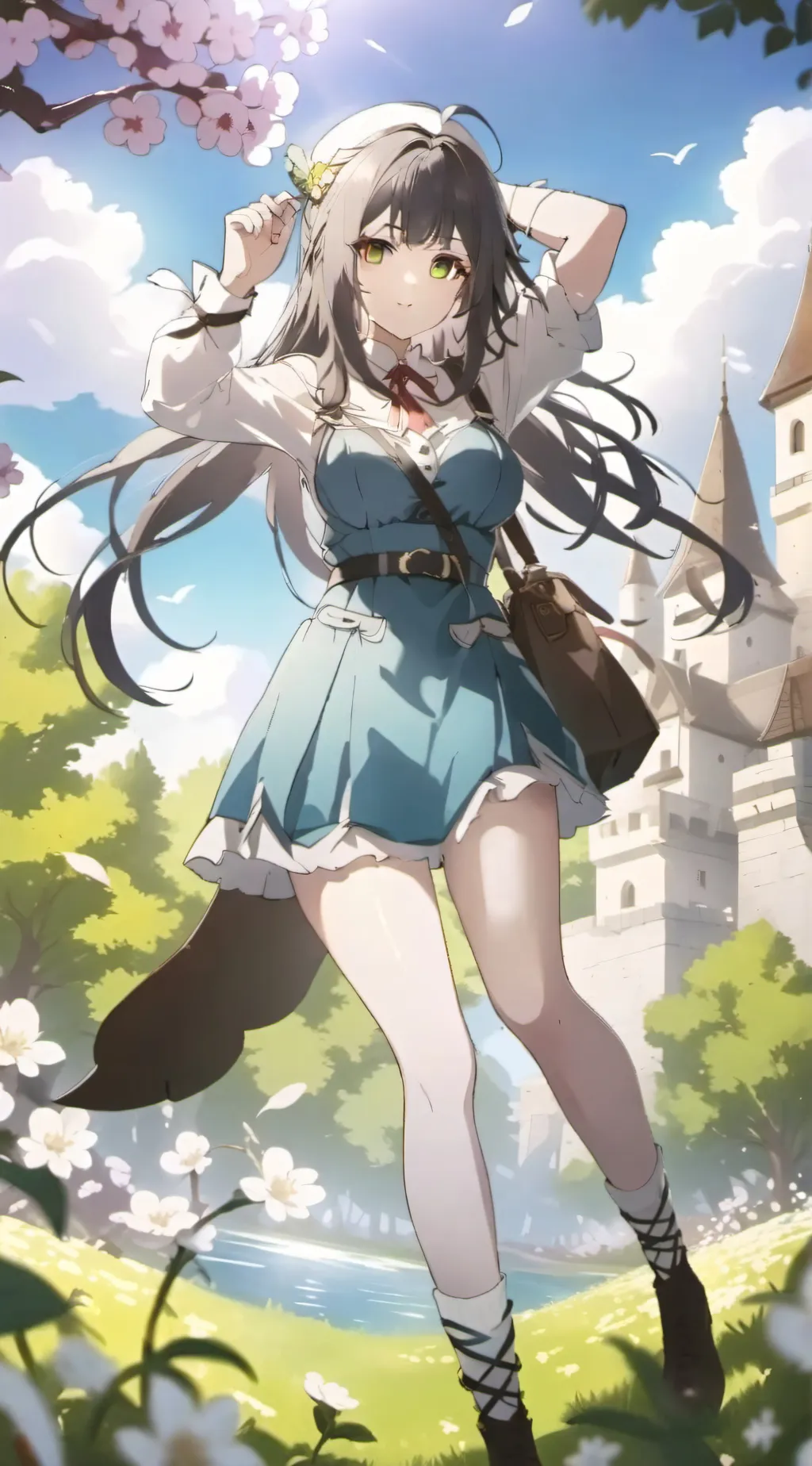 ai character: Giantess background