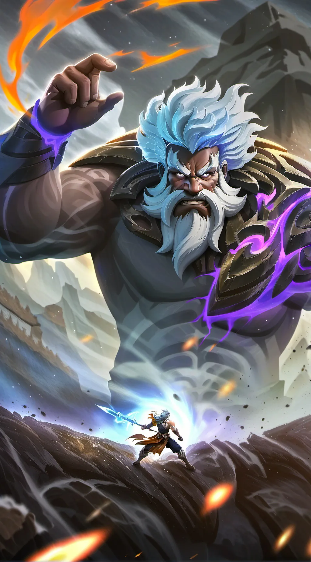 ai character: The epic music background