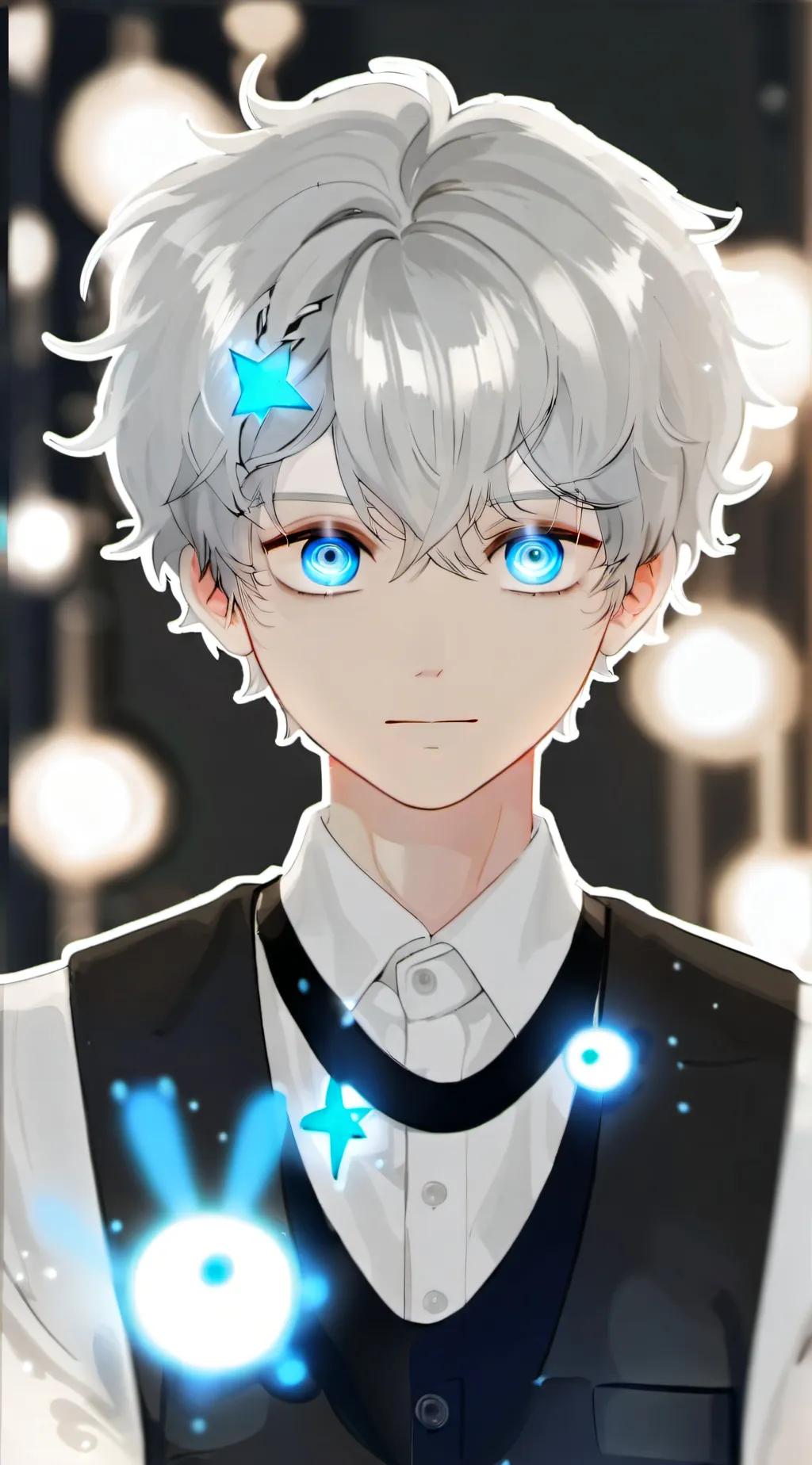 ai character: Robot Alexander  background