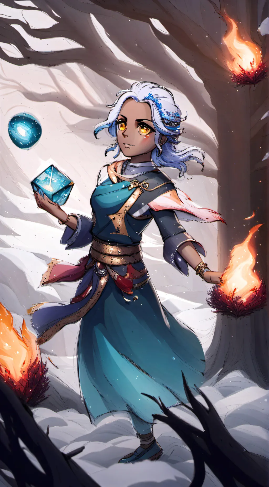 ai character: merlaya  background