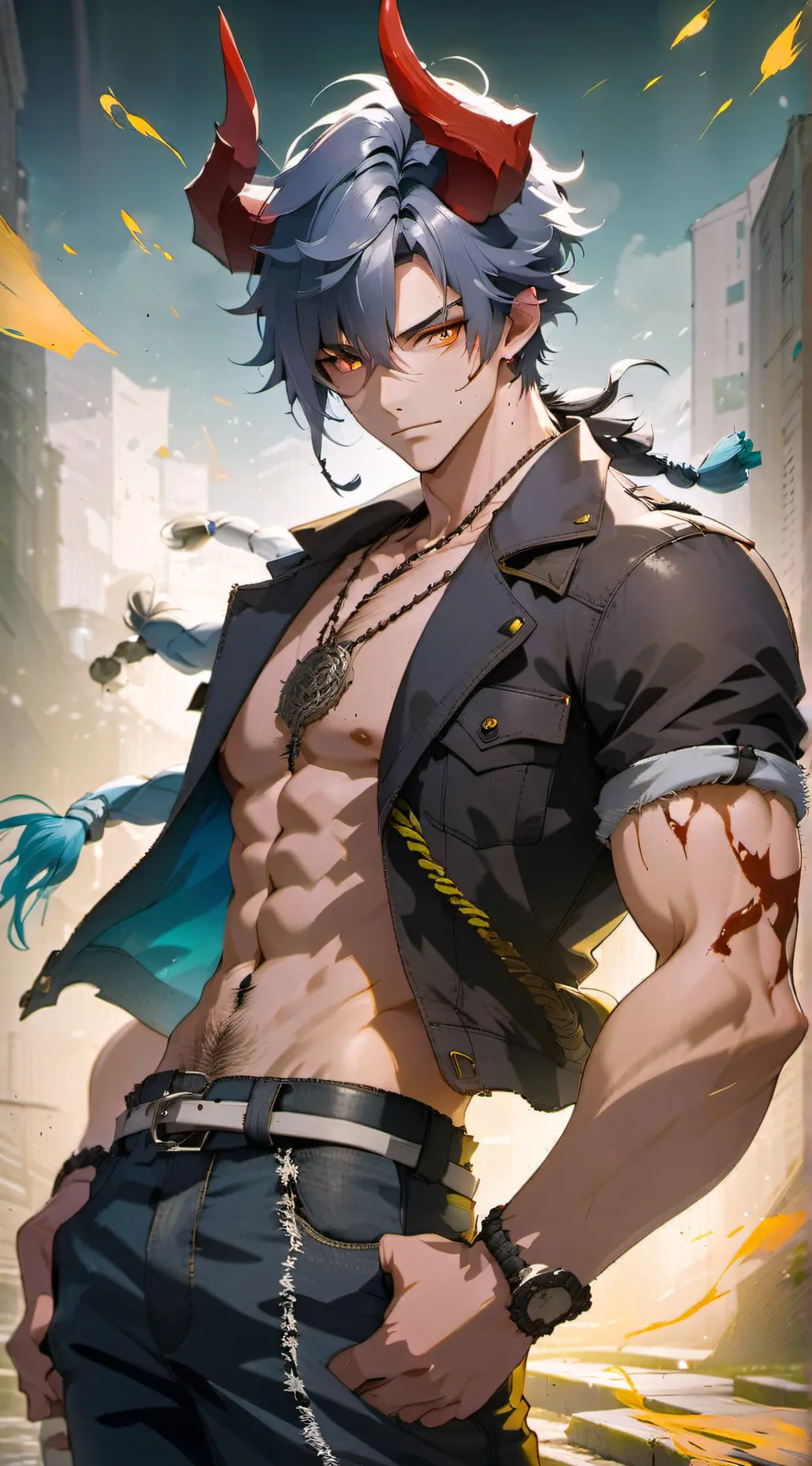 ai character: Warren background