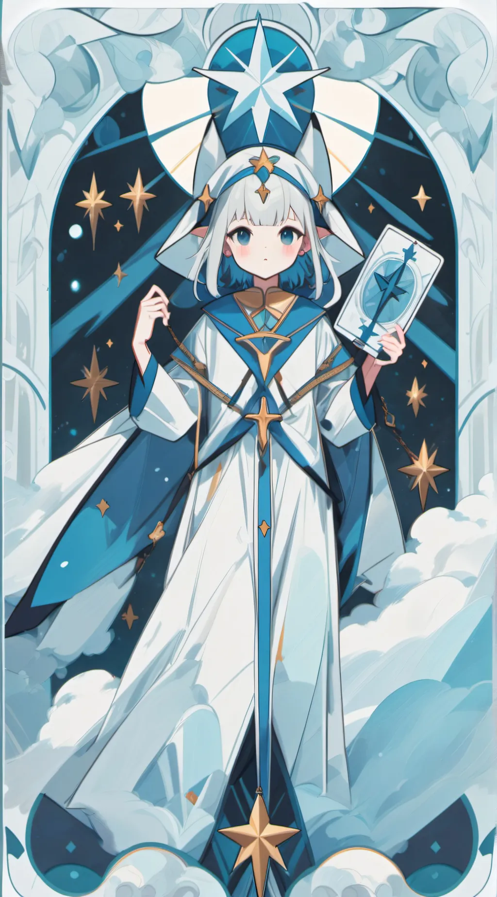 ai character: Naki background