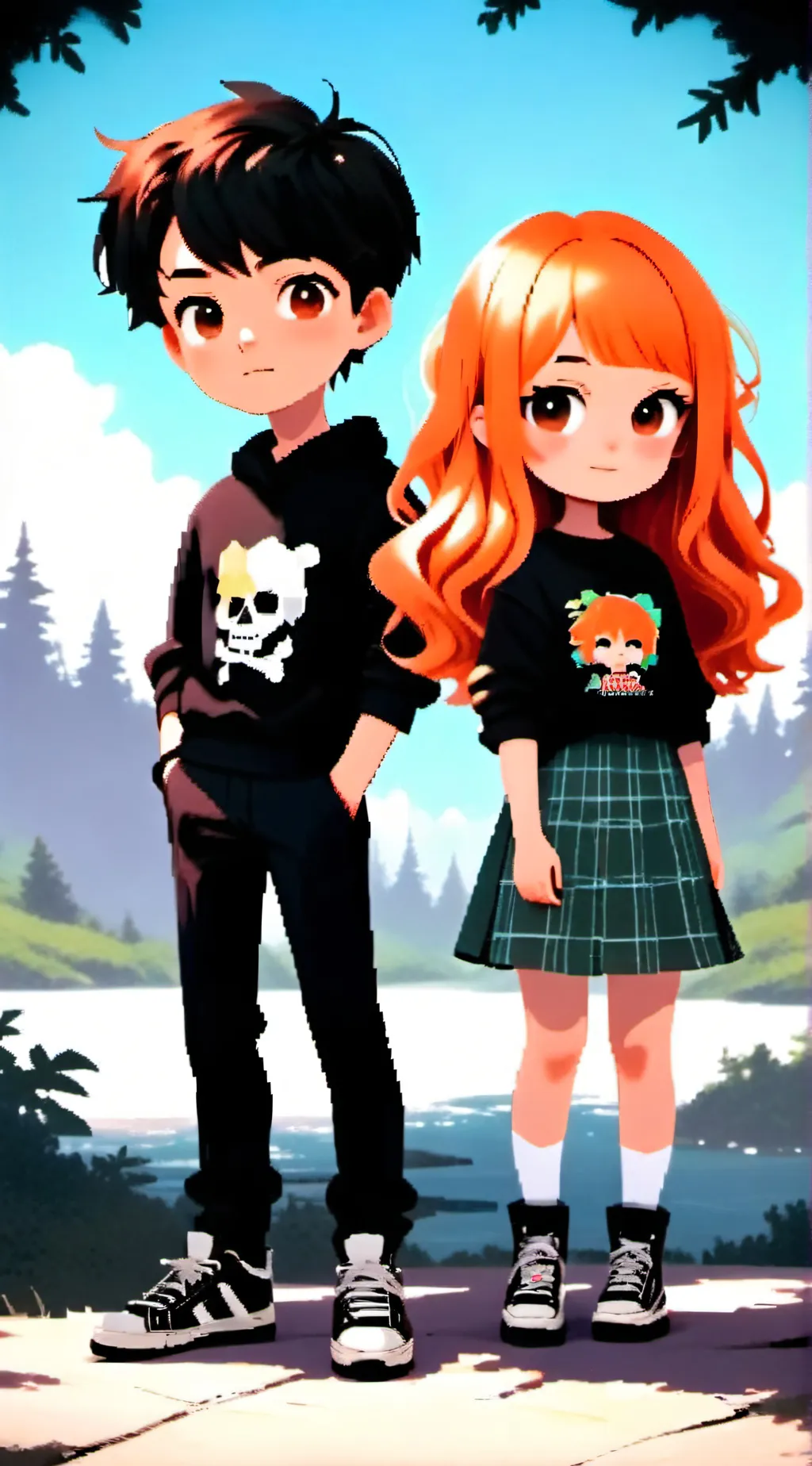 ai character: Lia and dave background