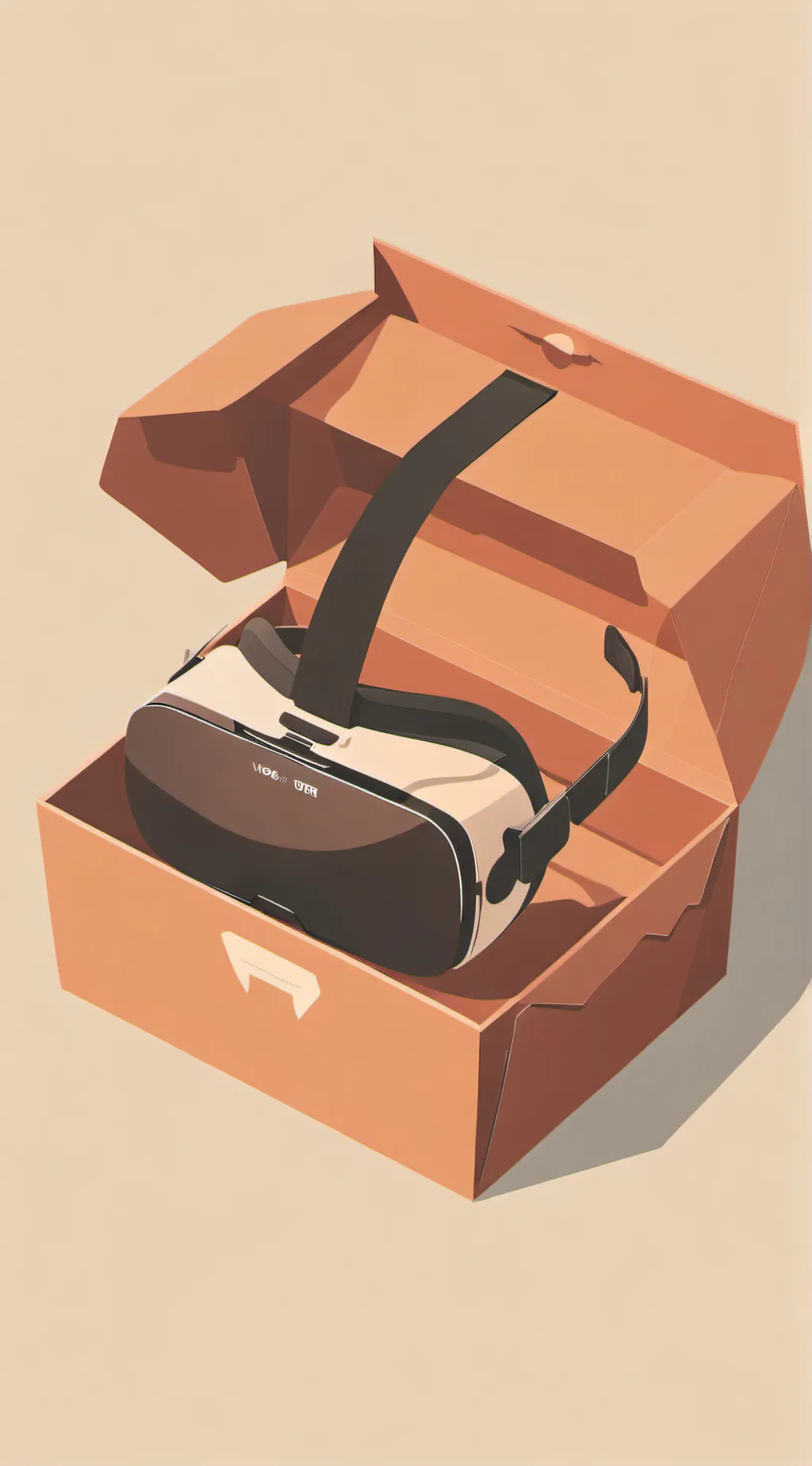 ai character: VR HEADSET  background