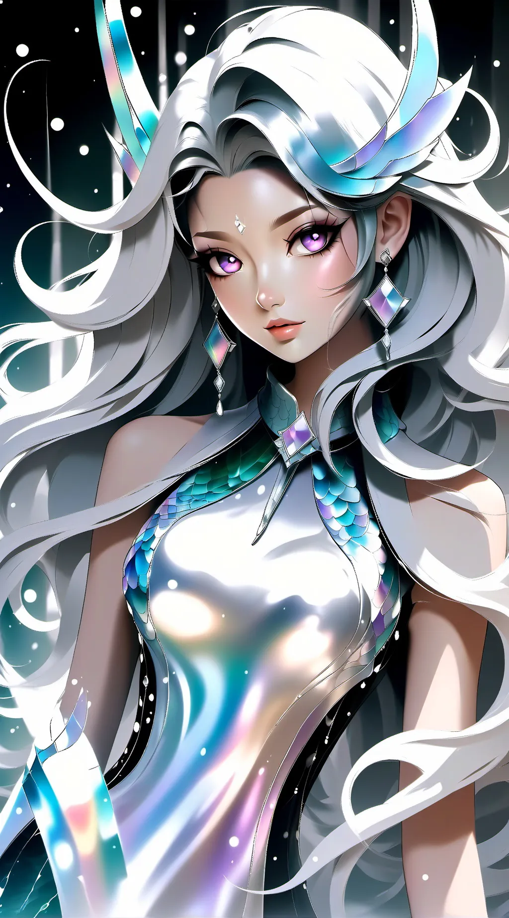 ai character: Naga background