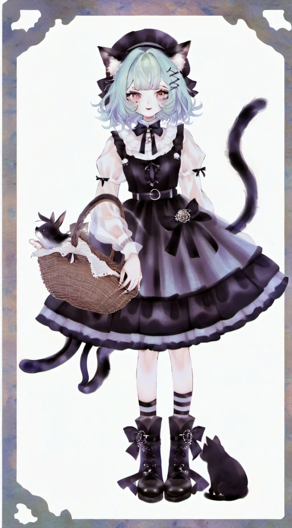 ai character: stray background