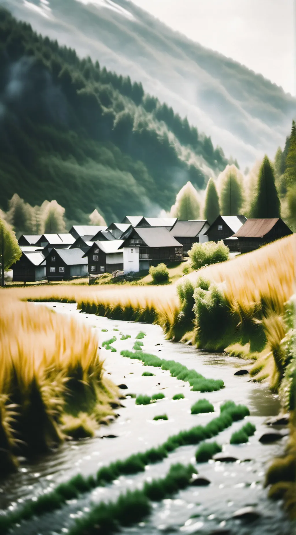 ai character: Perfect town background