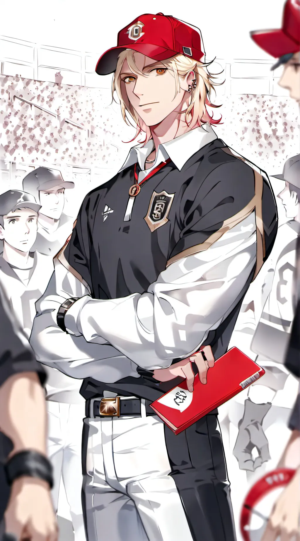 ai character: Football Coach background