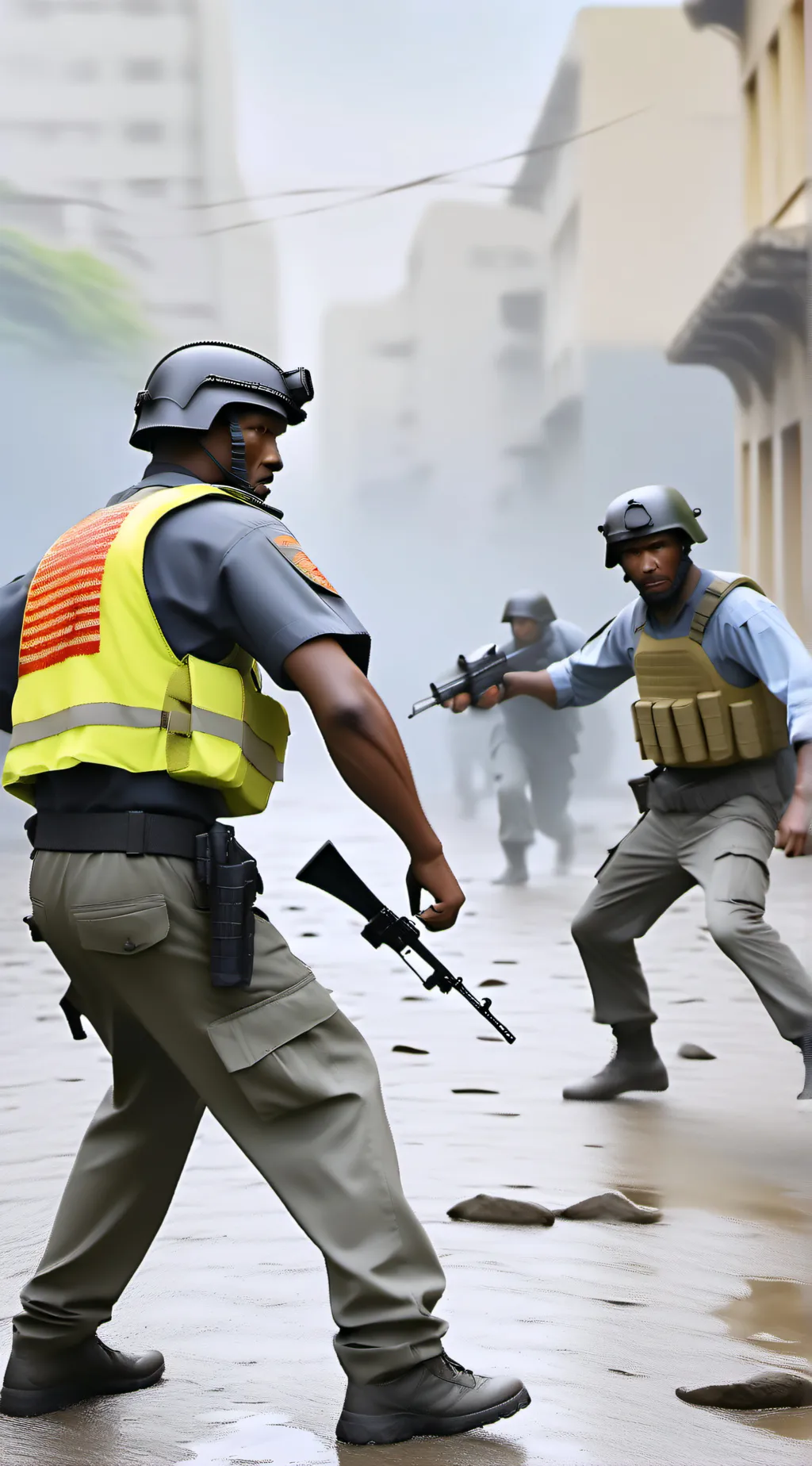 ai character: The war *-* background