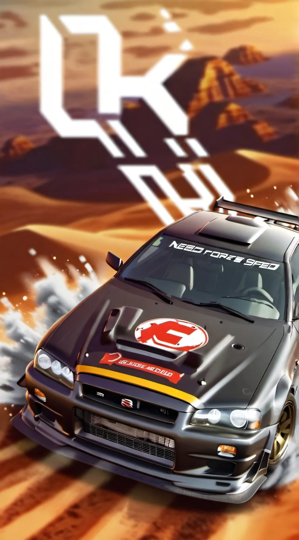 ai character: NFS PAYBACK background