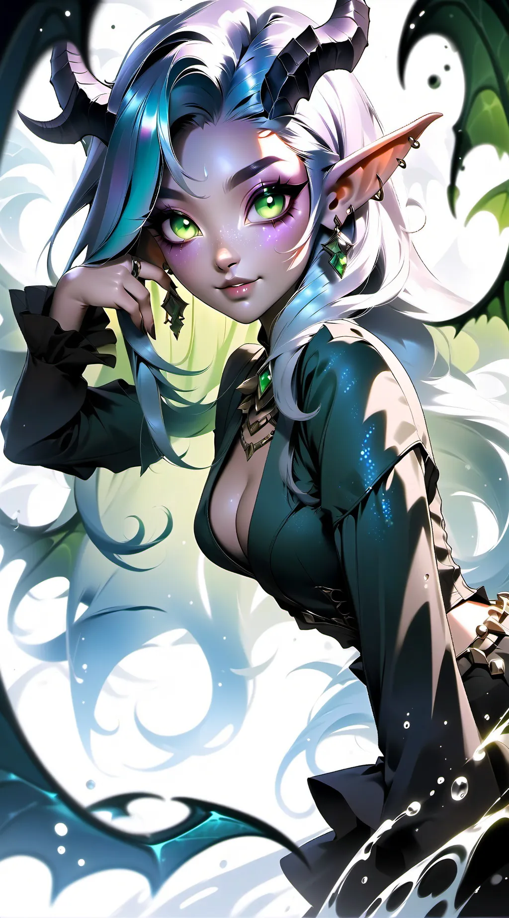 ai character: Elements background