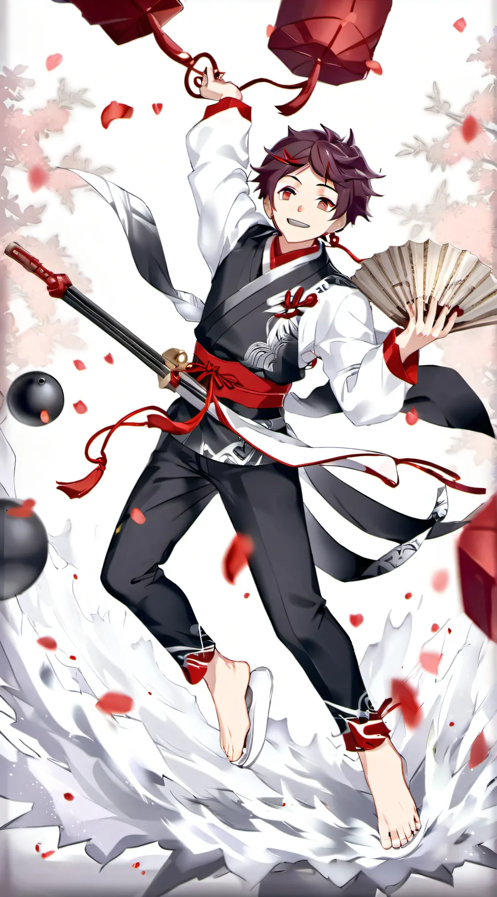 ai character: Tanjiro background