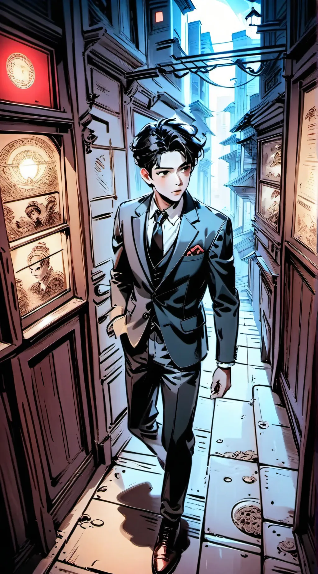 ai character: Mha zodiac background