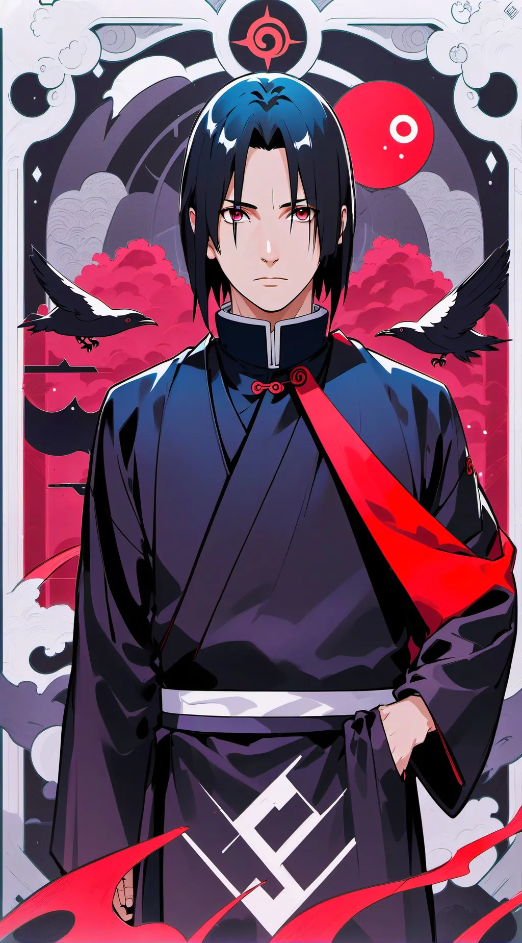 ai character: Kiss count school  background