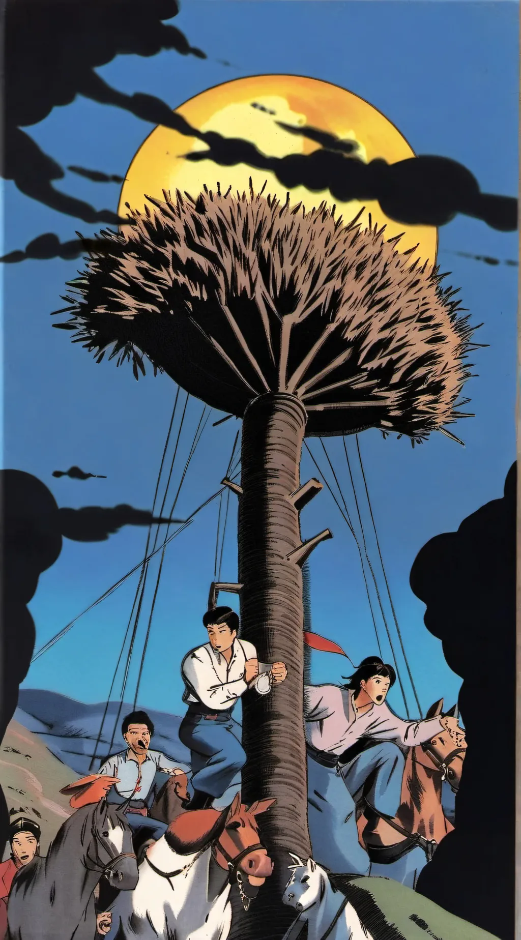 ai character: helluva boss fight background