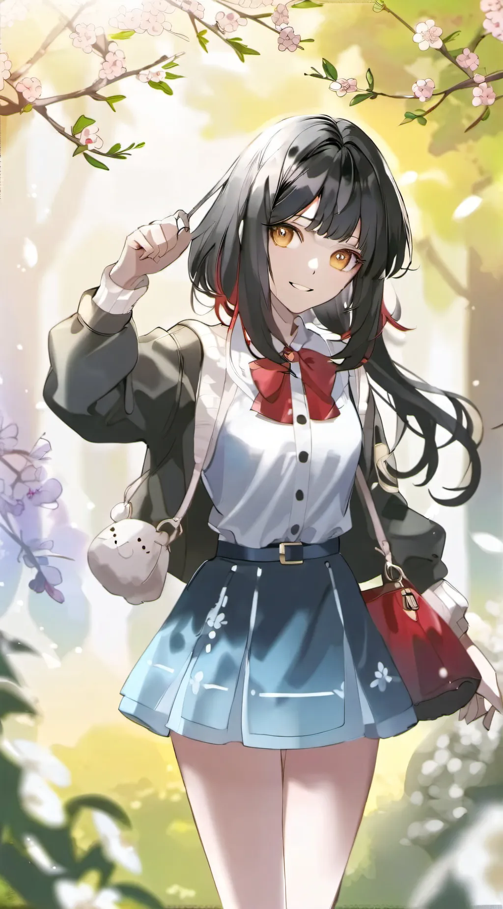 ai character: Amy  background