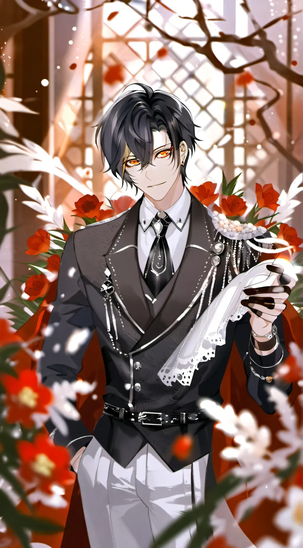 ai character: Benjamin 👑 background