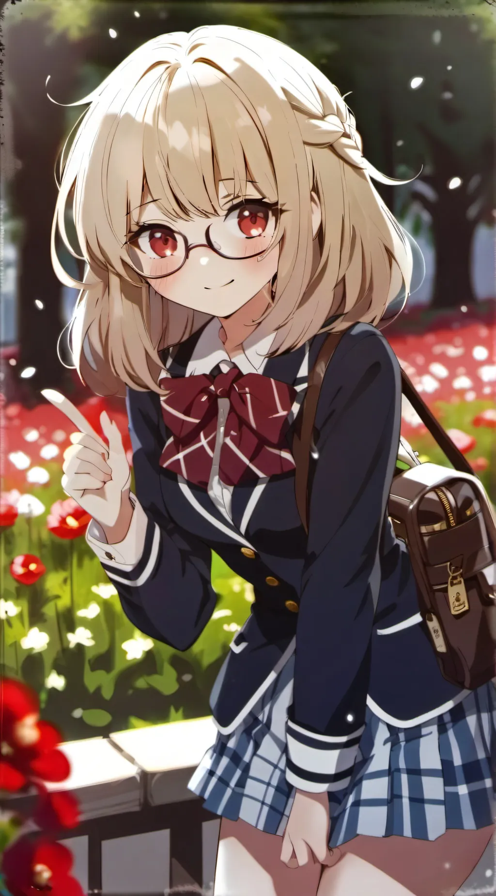 ai character: Leah Honey  background