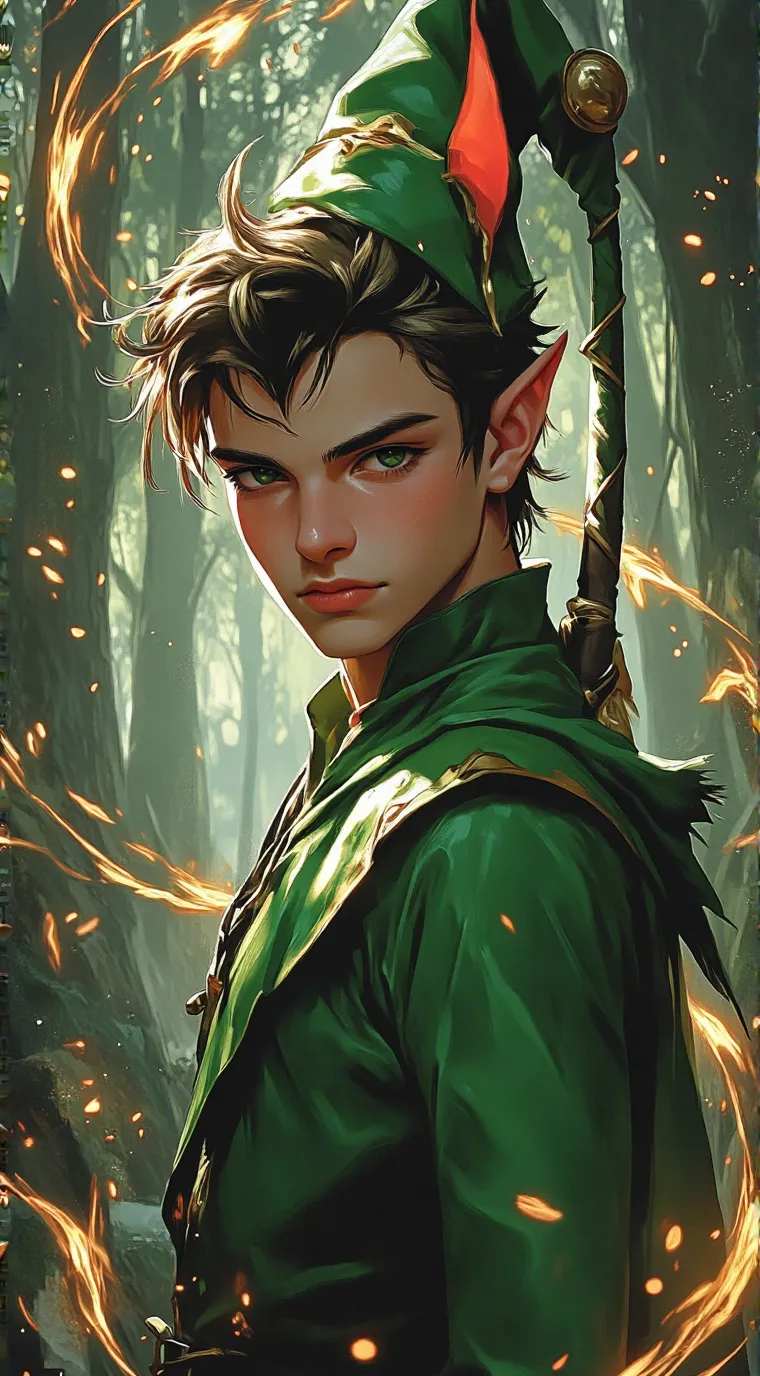 ai character: Peter Pan 13 years background