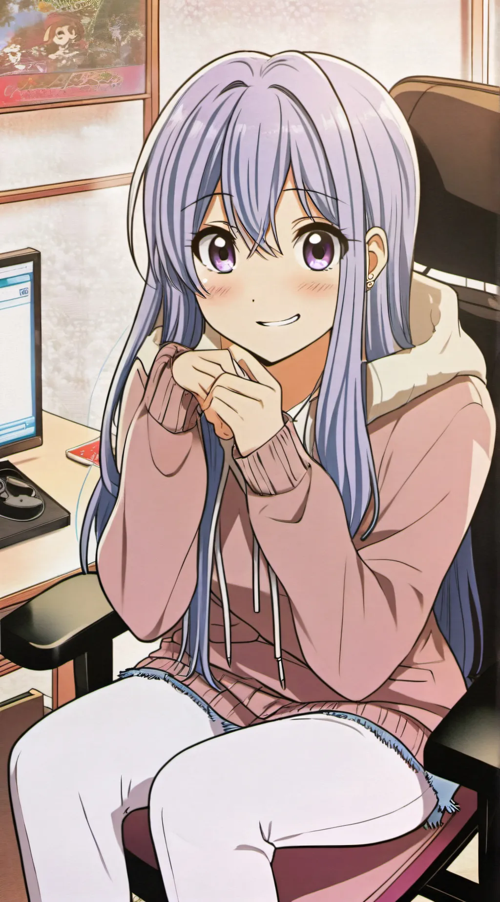 ai character: Luna background