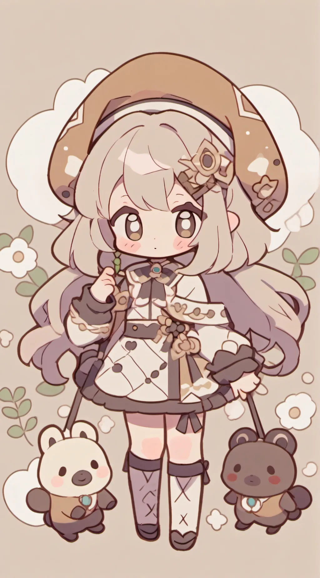 ai character: lily background