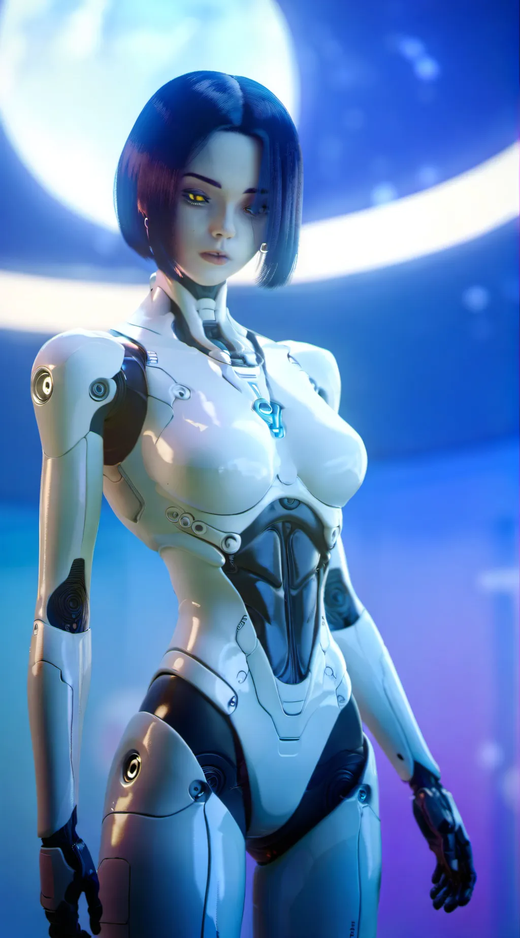 ai character: Demi Android background