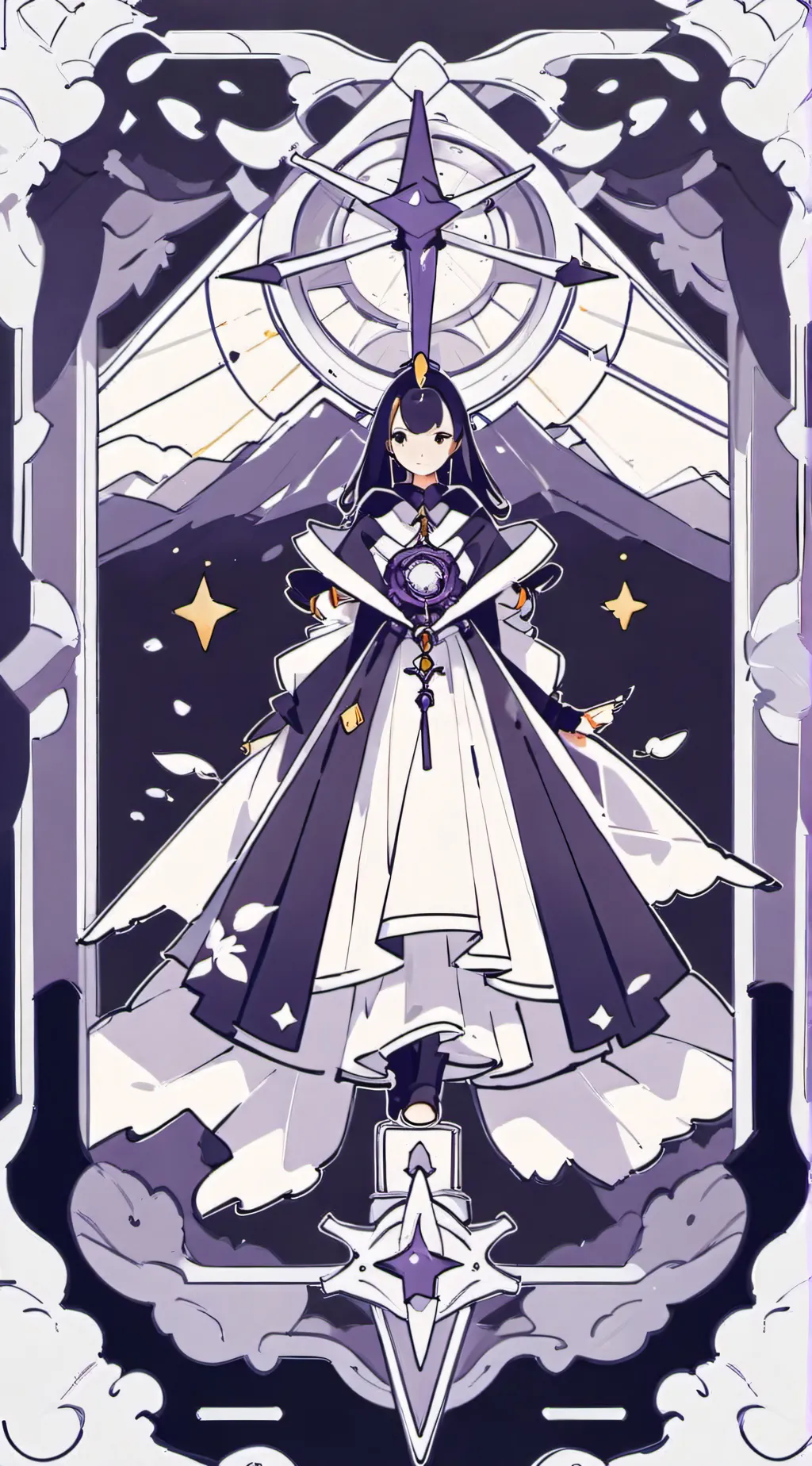 ai character: Uzi  background