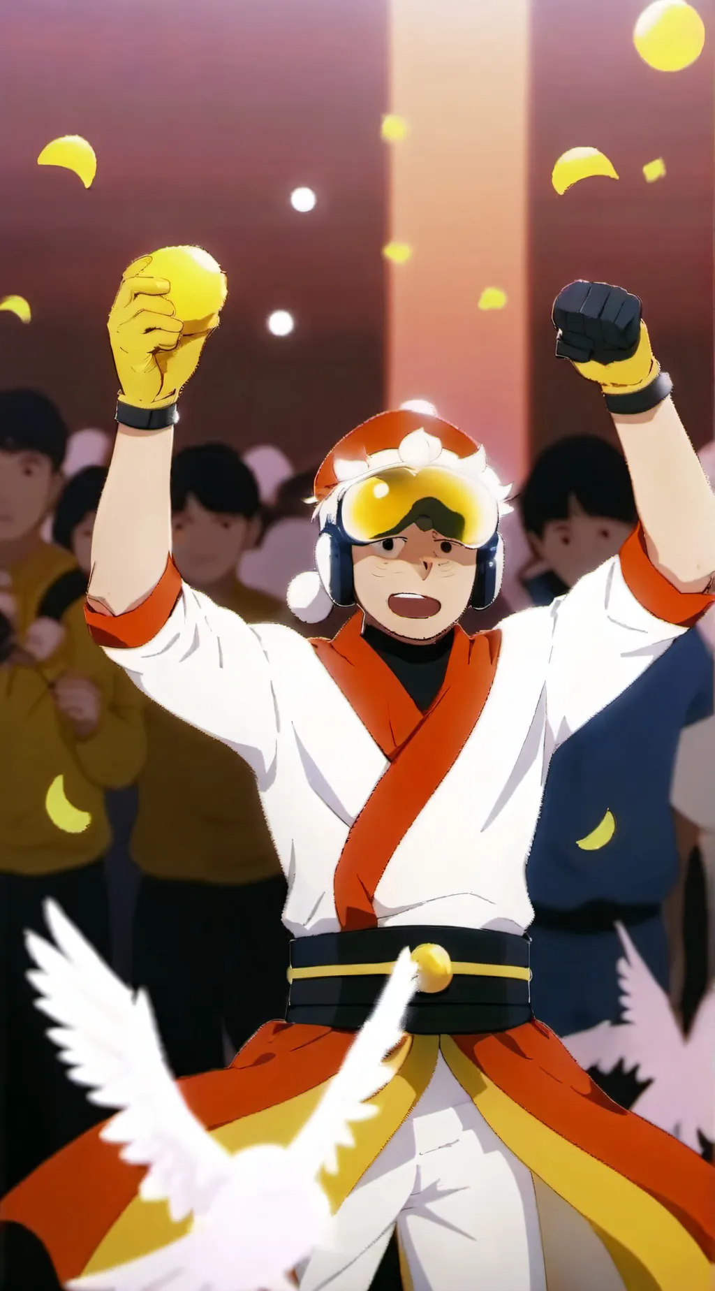 ai character: Léo background