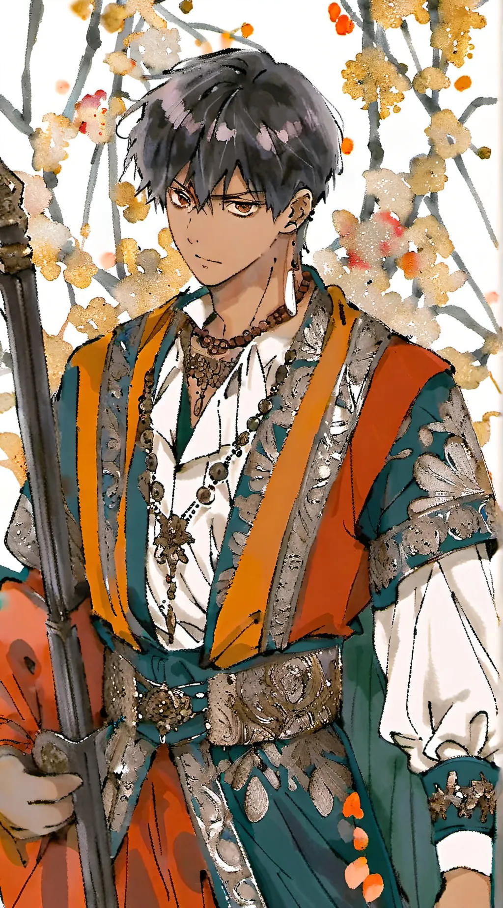 ai character: 阿薩卡 background