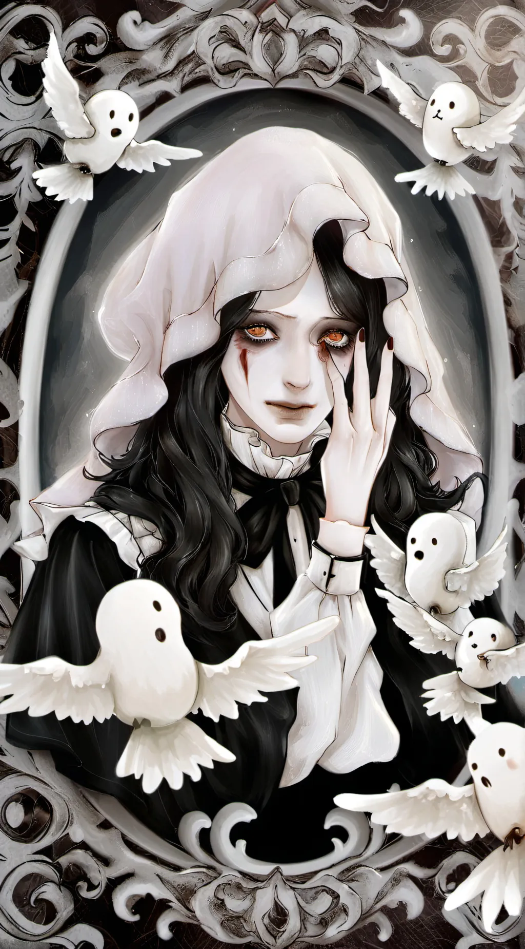 ai character: Creepy pasta!? background