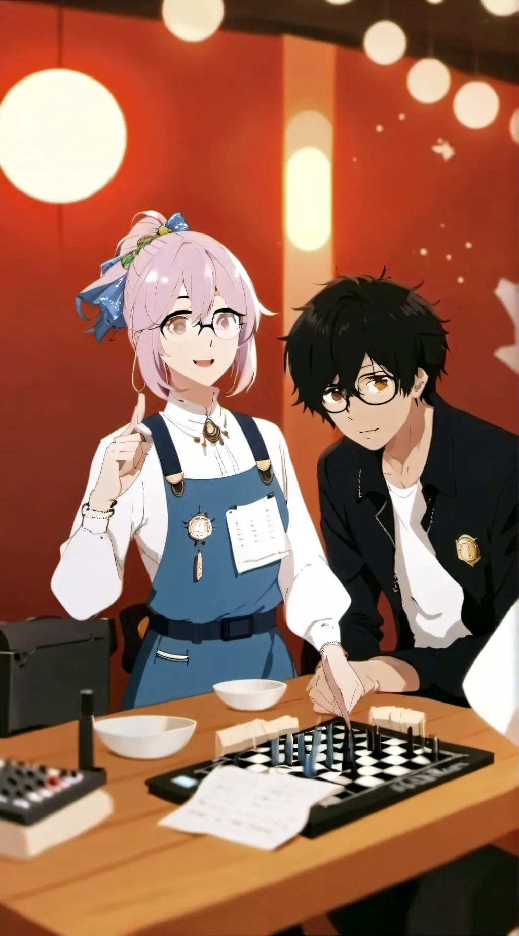 ai character: Bf And Gf  background