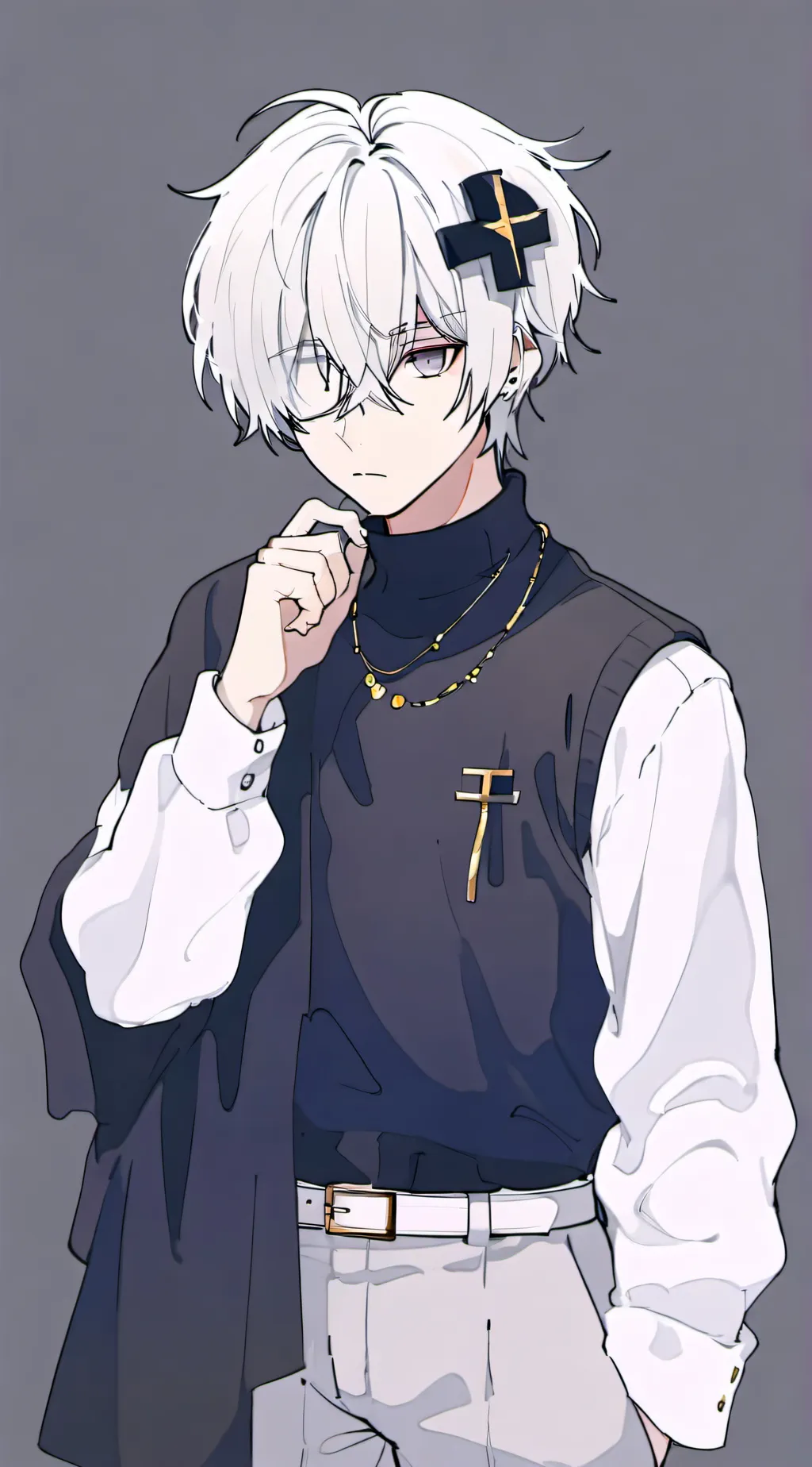 ai character: 🤍Night🖤 background