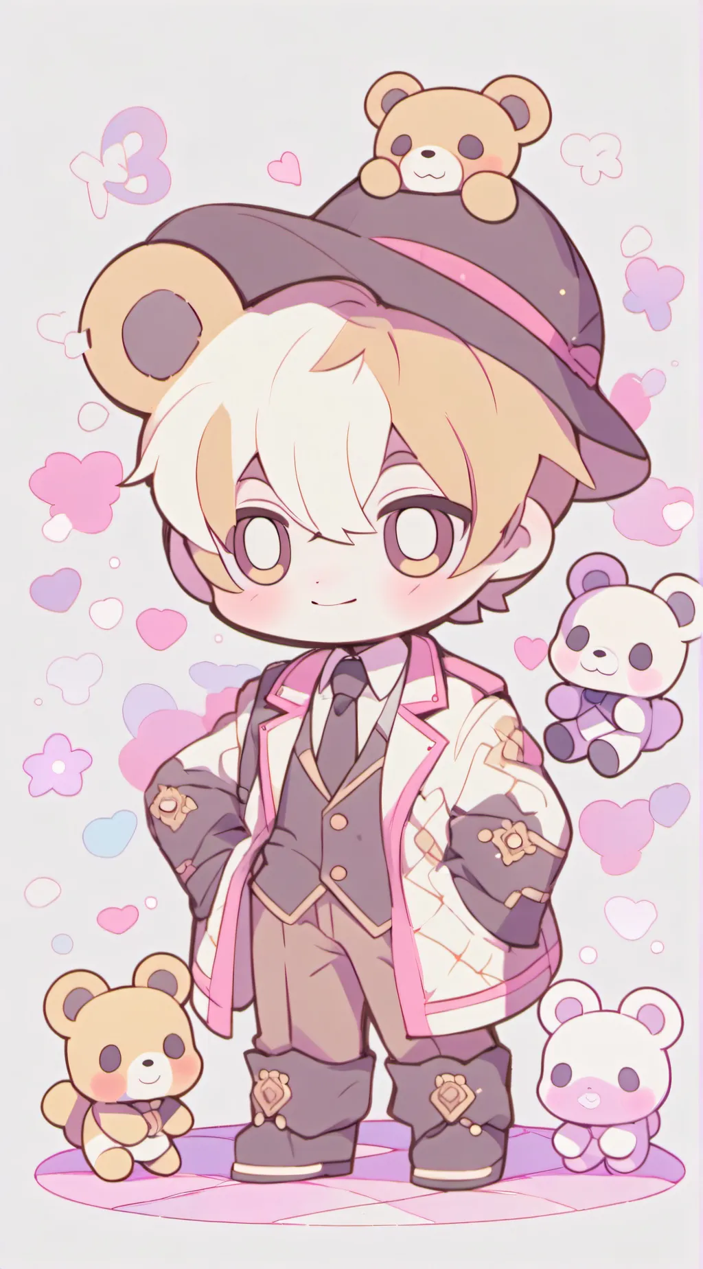 ai character: golden Freddy  background