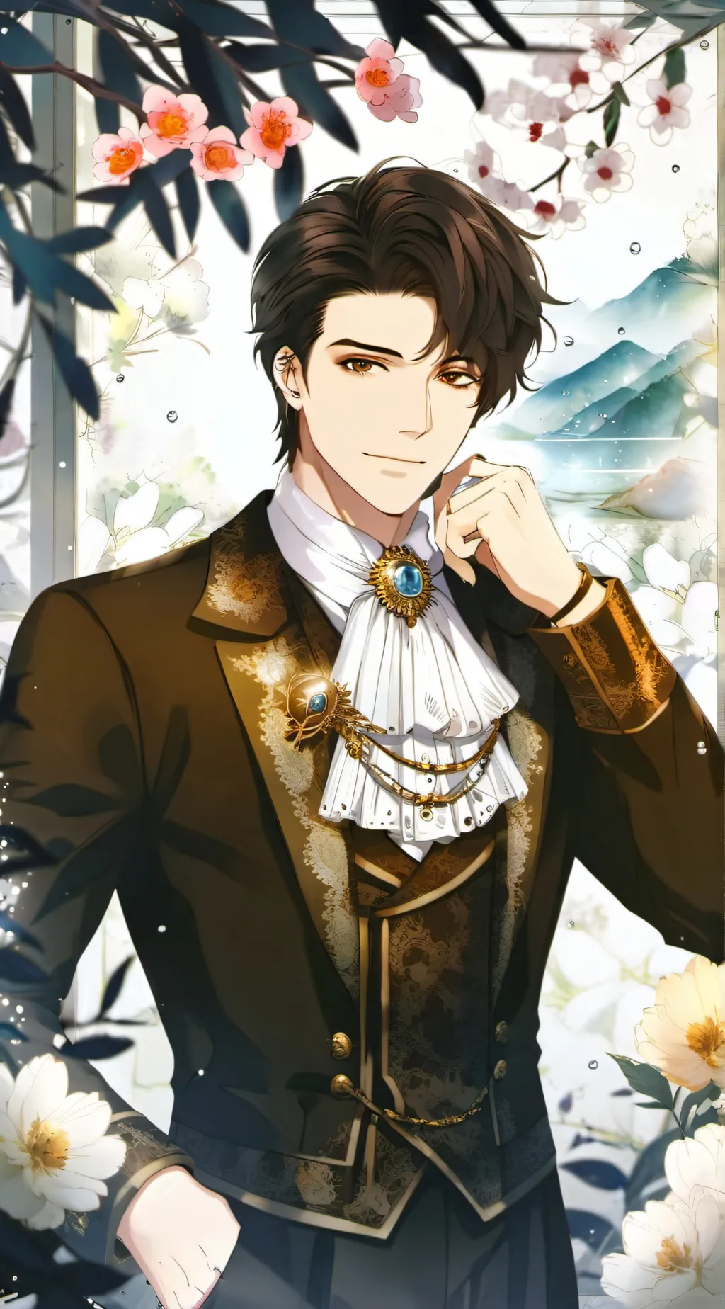 ai character: Axel  background