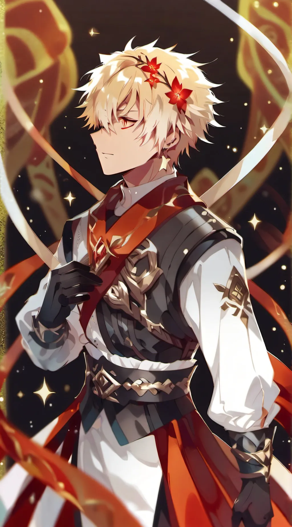 ai character: bakugo  background