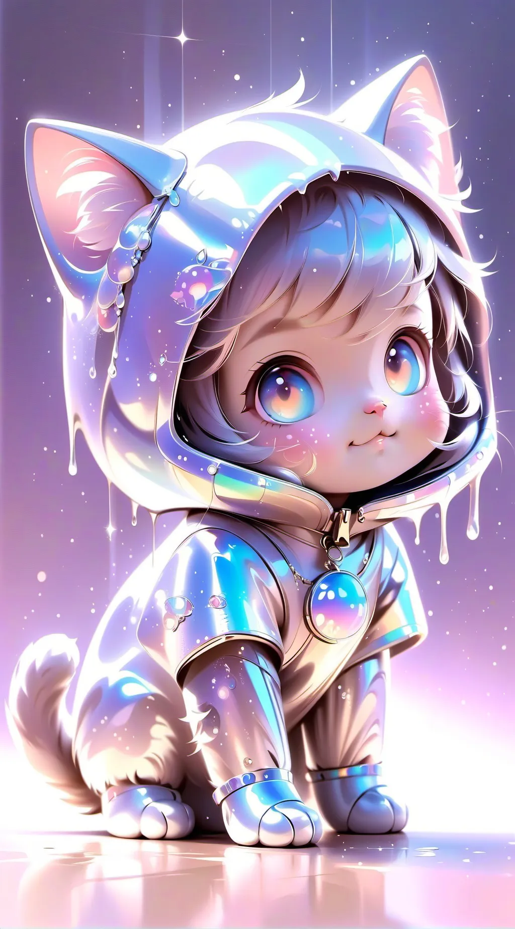 ai character: Lacy background