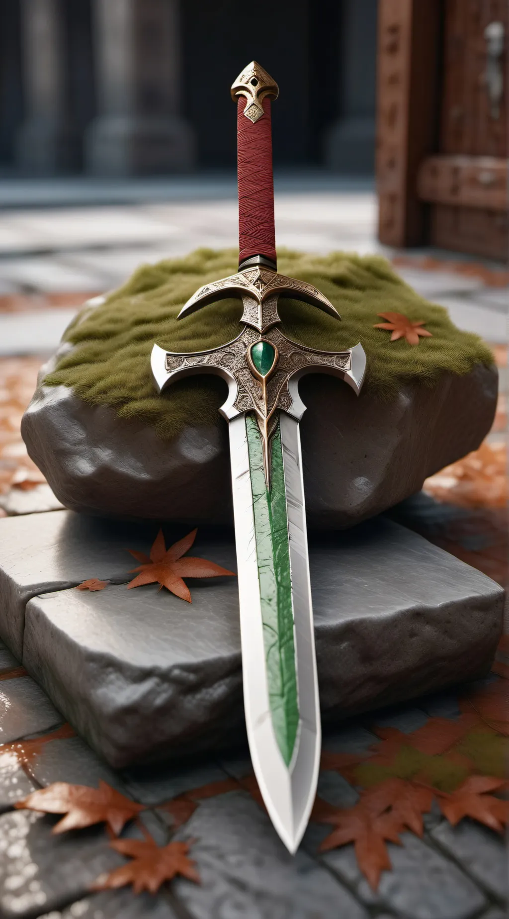 ai character: hh sword pulling background