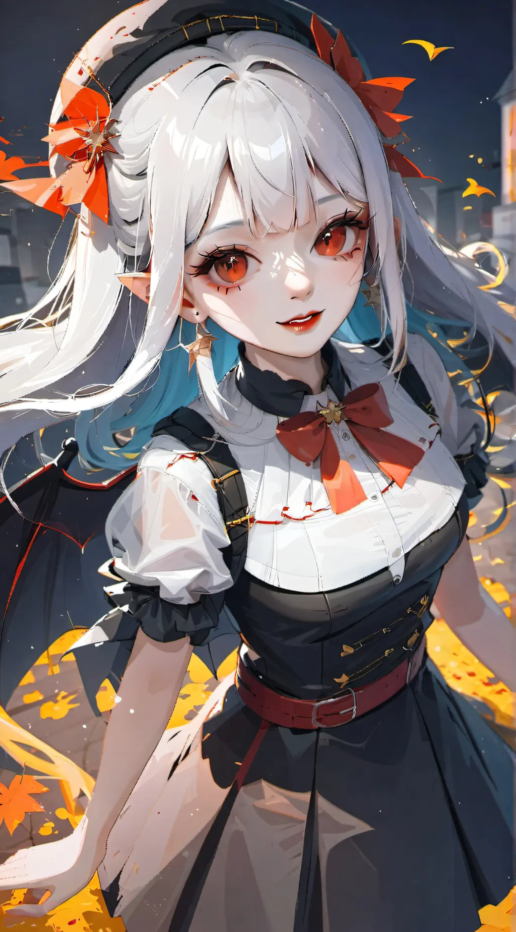 ai character: vampire lady background