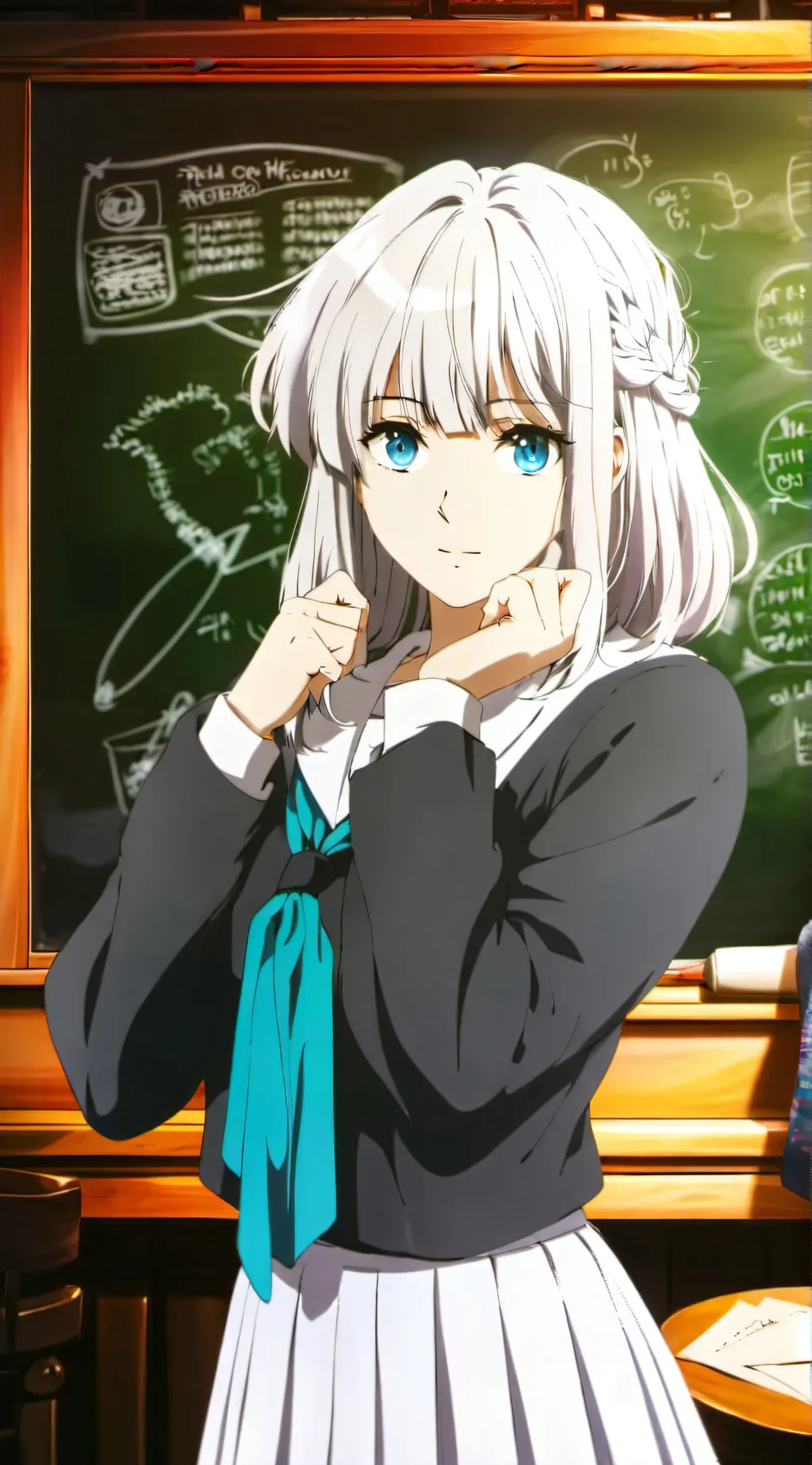 ai character: lily background