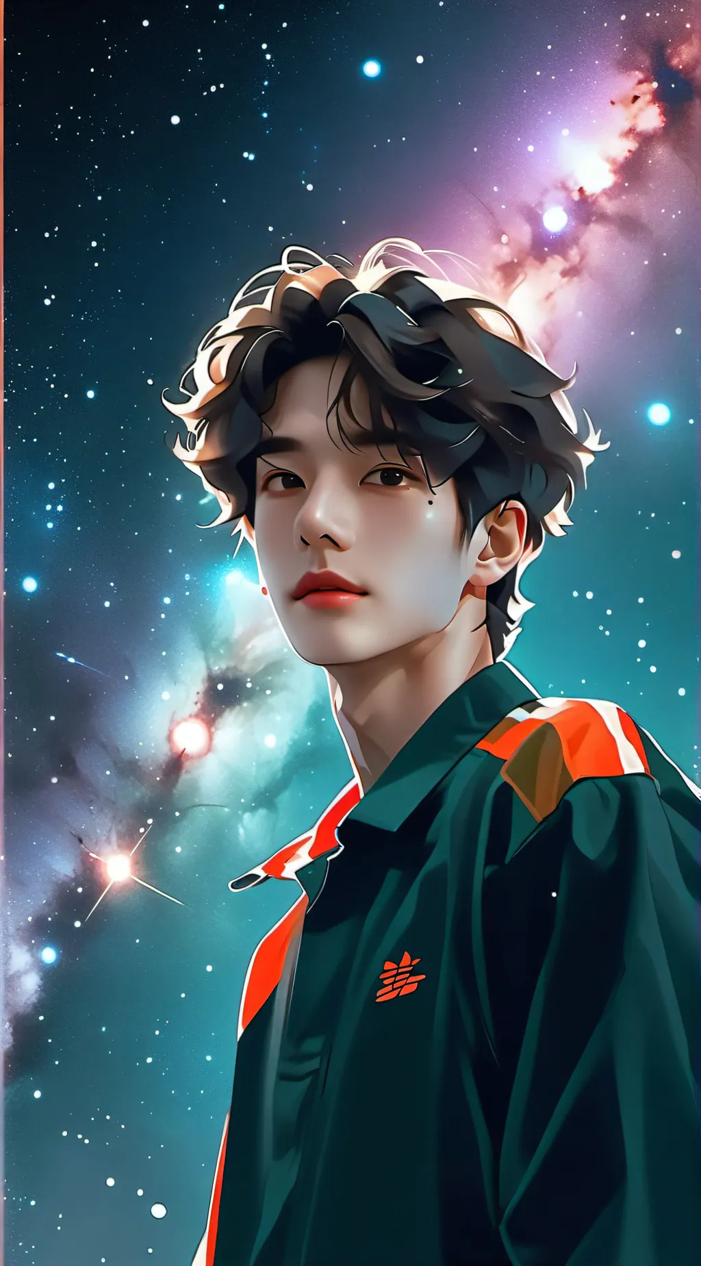 ai character: STRAYKIDS  background